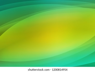 Light Green, Yellow vector background with straight lines. Decorative shining illustration with lines on abstract template. The pattern can be used for websites.