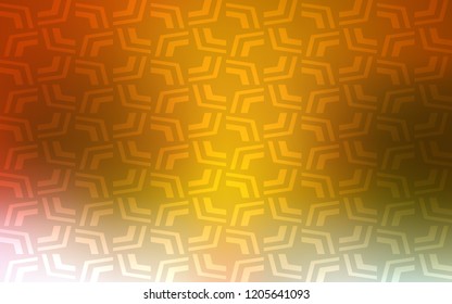Light Green, Yellow vector background with lamp shapes. Creative illustration in halftone marble style with gradient. Textured wave pattern for backgrounds.