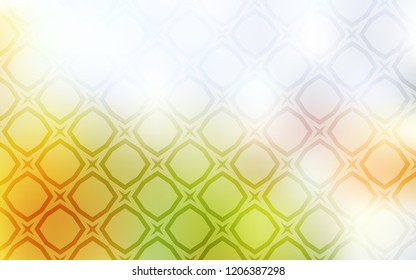 Light Green, Yellow vector background with colored stars. Blurred decorative design in simple style with stars. Pattern for websites, landing pages.