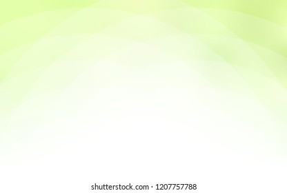 Light Green, Yellow vector background with lava shapes. A vague circumflex abstract illustration with gradient. Marble design for your web site.