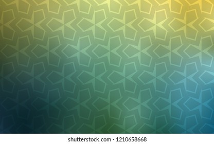 Light Green, Yellow vector background with rectangles. Abstract gradient illustration with rectangles. Modern template for your landing page.