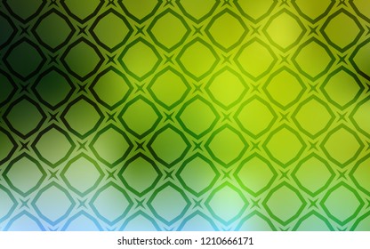 Light Green, Yellow vector background with colored stars. Blurred decorative design in simple style with stars. Pattern for wrapping gifts.