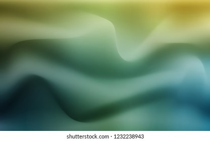 Light Green, Yellow vector background with lamp shapes. Creative illustration in halftone marble style with gradient. A completely new memphis design for your business.