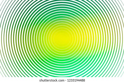 Light Green, Yellow vector background with bubbles. Illustration with set of shining colorful abstract circles. Pattern for ads, booklets.