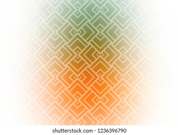 Light Green, Yellow vector background with straight lines. Glitter abstract illustration with colored sticks. Pattern for business booklets, leaflets.