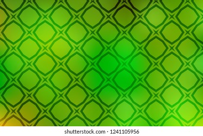 Light Green, Yellow vector background with colored stars. Shining colored illustration with stars. Pattern for new year ad, booklets.