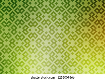 Light Green, Yellow vector background with rectangles. Glitter abstract illustration with rectangular shapes. Modern template for your landing page.