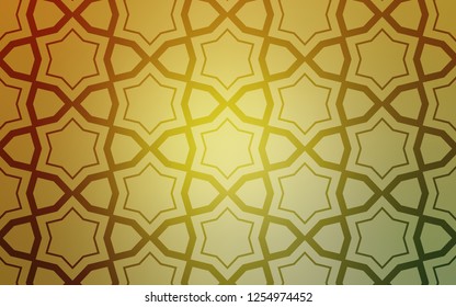Light Green, Yellow vector background with colored stars. Blurred decorative design in simple style with stars. Smart design for your business advert.