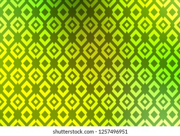 Light Green, Yellow vector background with rectangles. Decorative design in abstract style with rectangles. The template can be used as a background.