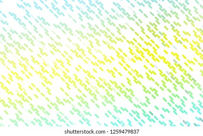 Light Green, Yellow vector background with straight lines. Lines on blurred abstract background with gradient. Pattern for websites, landing pages.