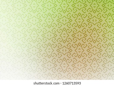 Light Green, Yellow vector background with straight lines. Glitter abstract illustration with colored sticks. Pattern for business booklets, leaflets.