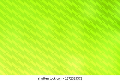 Light Green, Yellow vector background with straight lines. Blurred decorative design in simple style with lines. Pattern for your busines websites.