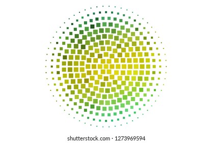 Light Green, Yellow vector background with rectangles. Abstract gradient illustration with rectangles. Best design for your ad, poster, banner.
