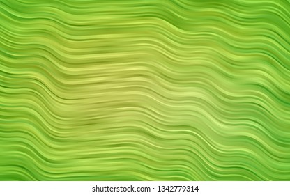 Light Green, Yellow vector background with bubble shapes. A completely new color illustration in marble style. A completely new marble design for your business.