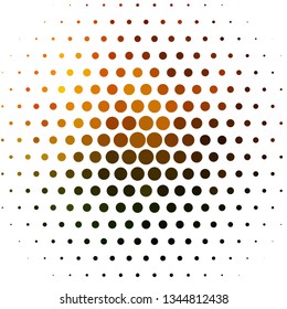Light Green, Yellow vector background with circles. Abstract colorful disks on simple gradient background. New template for your brand book.