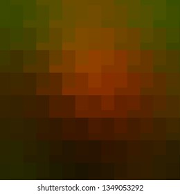 Light Green, Yellow vector background in polygonal style. Colorful illustration with gradient rectangles and squares. Best design for your ad, poster, banner.