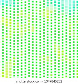 Light Green, Yellow vector background with rectangles. Abstract gradient illustration with rectangles. Pattern for busines booklets, leaflets
