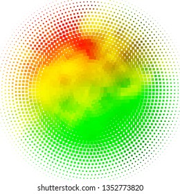 Light Green, Yellow vector background with rectangles. Modern design with rectangles in abstract style. Design for your business promotion.