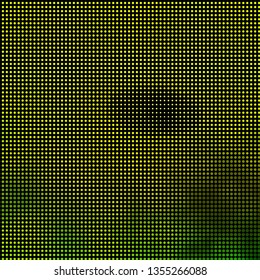 Light Green, Yellow vector background with circles. Illustration with set of shining colorful abstract spheres. Design for your commercials.