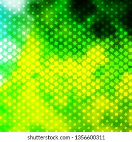 Light Green, Yellow vector background in polygonal style. Modern design with rectangles in abstract style. Pattern for websites, landing pages.