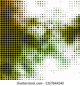 Light Green, Yellow vector background in polygonal style. Rectangles with colorful gradient on abstract background. Design for your business promotion.