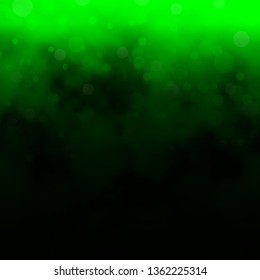 Light Green, Yellow vector background with circles. Illustration with set of shining colorful abstract spheres. Pattern for websites, landing pages.