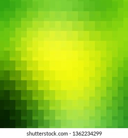Light Green, Yellow vector background with rectangles. Illustration with a set of gradient rectangles. Template for cellphones.