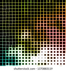 Light Green, Yellow vector background in polygonal style. Abstract gradient illustration with colorful rectangles. Pattern for websites, landing pages.