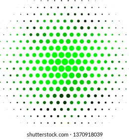 Light Green, Yellow vector background with circles. Abstract decorative design in gradient style with bubbles. Pattern for booklets, leaflets.