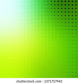 Light Green, Yellow vector background with circles. Colorful illustration with gradient dots in nature style. Pattern for wallpapers, curtains.