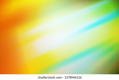 Light Green, Yellow vector background with straight lines. Blurred decorative design in simple style with lines. Best design for your ad, poster, banner.