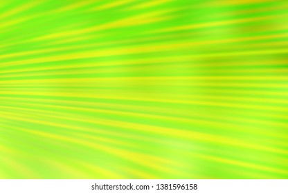 Light Green, Yellow vector background with stright stripes. Modern geometrical abstract illustration with Lines. Best design for your ad, poster, banner.