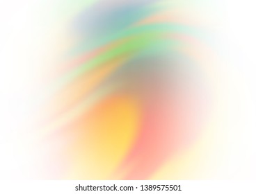 Light Green, Yellow vector background with bubble shapes. A completely new color illustration in marble style. A new texture for your  ad, booklets, leaflets.