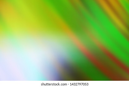 Light Green, Yellow vector background with stright stripes. Shining colored illustration with sharp stripes. Smart design for your business advert.
