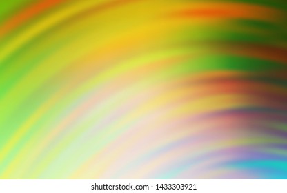 Light Green, Yellow vector background with lines. Geometric illustration in abstract style with gradient.  New composition for your brand book.
