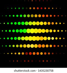 Light Green, Yellow vector background with circles. Abstract illustration with colorful spots in nature style. Pattern for websites, landing pages.