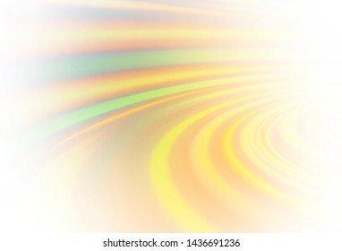 Light Green, Yellow vector background with bent lines. Brand new colored illustration in marble style with gradient. A completely new marble design for your business.