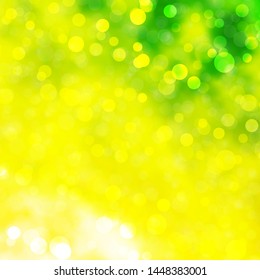 Light Green, Yellow vector background with circles. Modern abstract illustration with colorful circle shapes. Pattern for websites, landing pages.