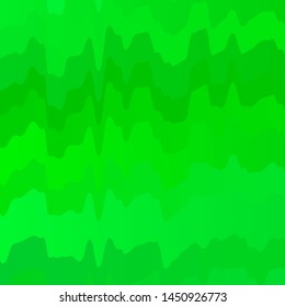 Light Green, Yellow vector background with bent lines. Gradient illustration in simple style with bows. Template for your UI design.