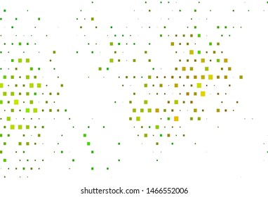Light Green, Yellow vector background with rectangles. Rectangles on abstract background with colorful gradient. The template can be used as a background.
