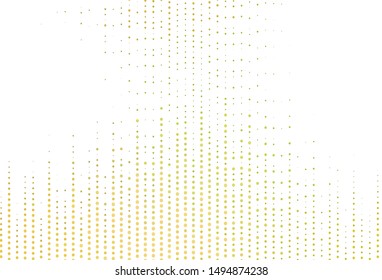 Light Green, Yellow vector background with bubbles. Beautiful colored illustration with blurred circles in nature style. New template for your brand book.