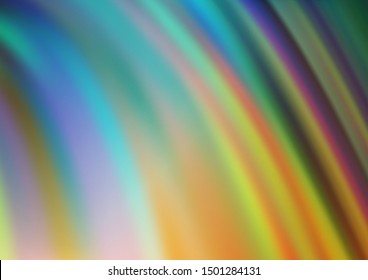Light Green, Yellow vector background with lava shapes. Colorful illustration in abstract marble style with gradient. New composition for your brand book.