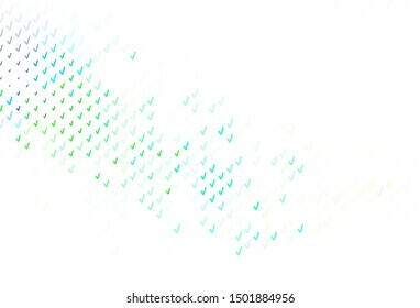 Light Green, Yellow vector background with wry lines. Colorful illustration in simple style with gradient. Abstract design for your web site.