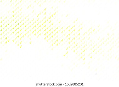 Light Green, Yellow vector background with wry lines. A sample with colorful lines, shapes. Abstract style for your business design.