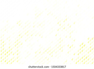 Light Green, Yellow vector background with wry lines. A sample with colorful lines, shapes. Pattern for your business design.