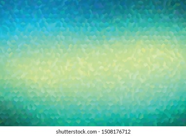 Light Green, Yellow vector background with hexagons. Design in abstract style with hexagons. New design for website's poster, banner.