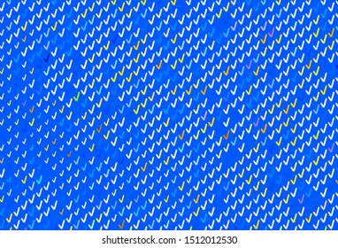 Light Green, Yellow vector background with wry lines. Colorful illustration in abstract style with gradient. Abstract design for your web site.
