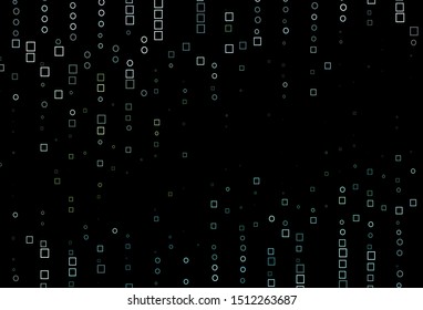 Light Green, Yellow vector background with rectangles. Decorative design in abstract style with rectangles. Pattern for websites, landing pages.