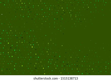 Light Green, Yellow vector background with rectangles. Beautiful illustration with rectangles and squares. Best design for your ad, poster, banner.