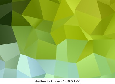 Light Green, Yellow vector background with rectangles. Beautiful illustration with rectangles and squares. Best design for your ad, poster, banner.